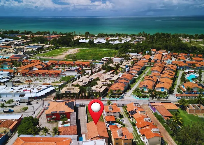 Condomínio a 350 m da Praia de Taperapuan Porto Seguro
